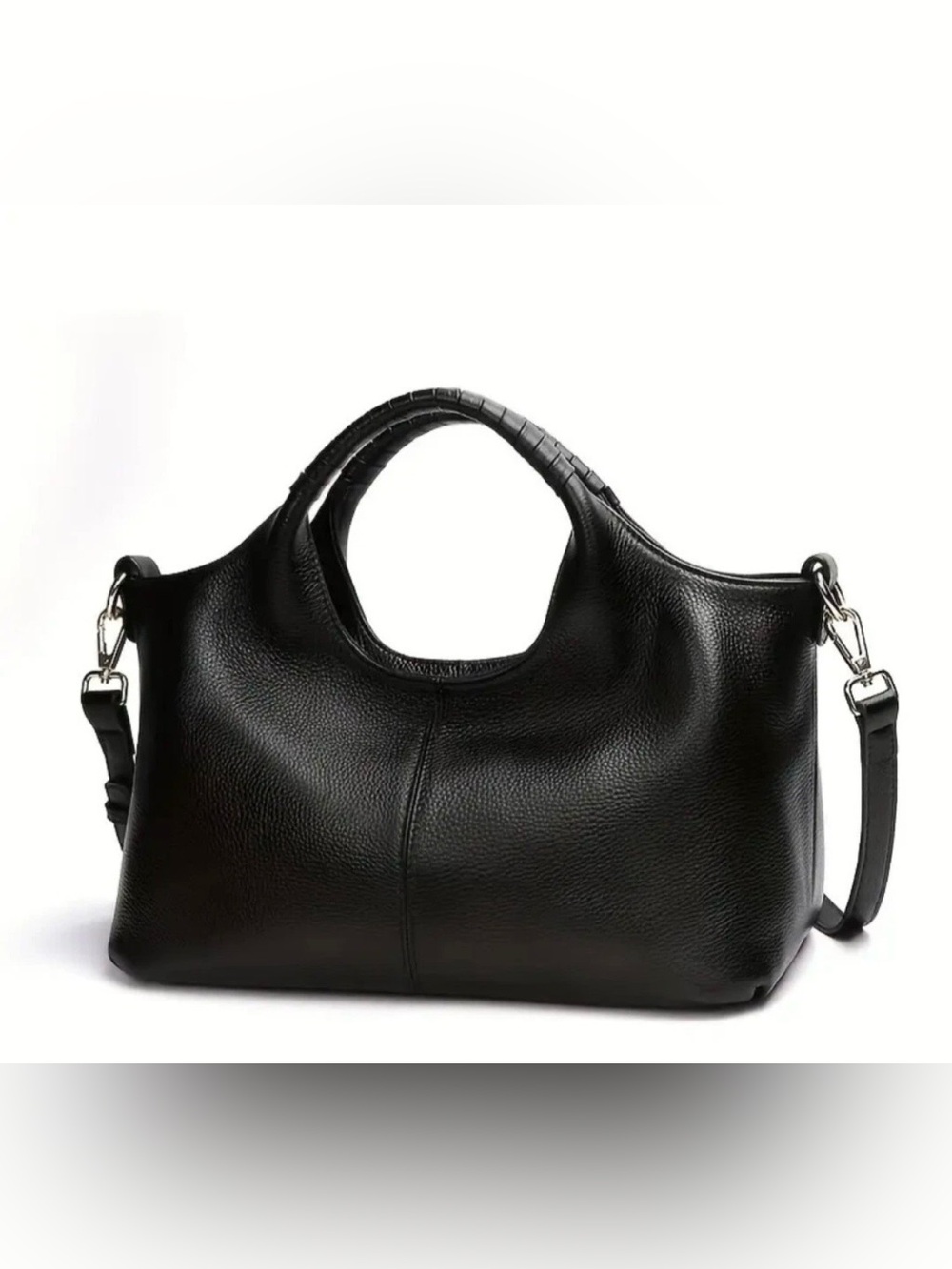 Iswee Womens Genuine Leather Handbags crossbody Bag Shoulder Top Handle Satchel